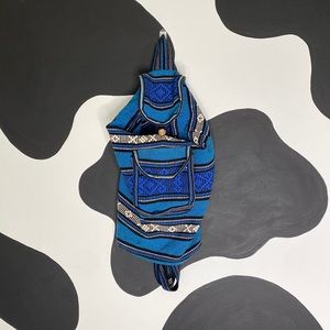 ❤️‍🔥Multi blue Drawstring bag from Mexico
